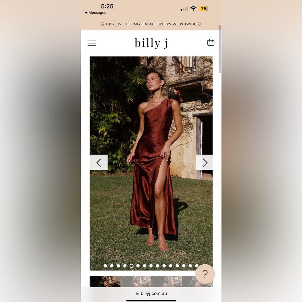 Billy J dress from Australia new with tags